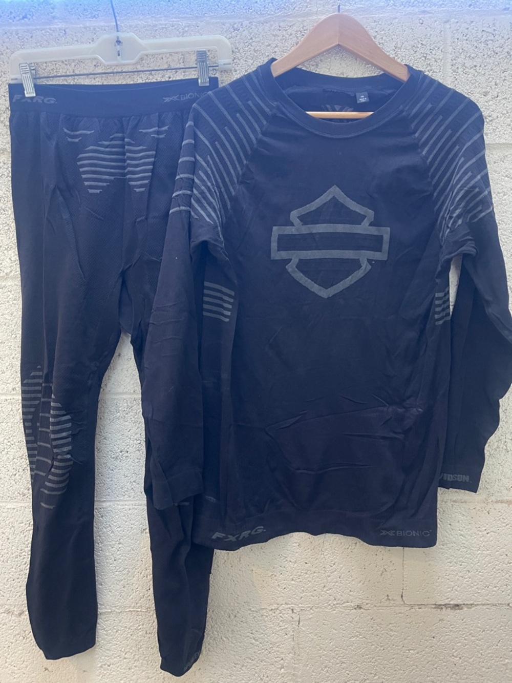Harley-Davidson Bionic Black and Gray Performance Thermal Set